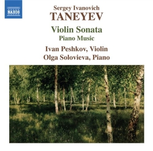 Taneyev - Works For Violin And Piano i gruppen Externt_Lager / Naxoslager hos Bengans Skivbutik AB (541569)