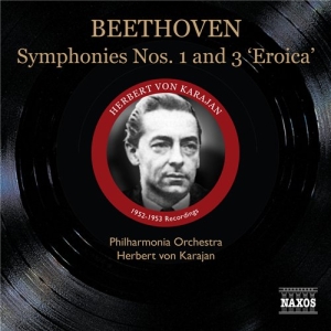 Beethoven - Symphony 1 & 3 i gruppen Externt_Lager / Naxoslager hos Bengans Skivbutik AB (541572)