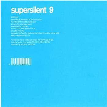 Supersilent - Supersilent 9 i gruppen CD / Toppsäljare hos Bengans Skivbutik AB (542705)