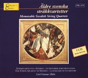 Blandade Artister - Äldre Svenska Stråkkvartetter Box i gruppen CD / Klassiskt hos Bengans Skivbutik AB (544963)