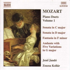 Mozart Wolfgang Amadeus - Piano Duets Vol 1 i gruppen Externt_Lager / Naxoslager hos Bengans Skivbutik AB (545250)