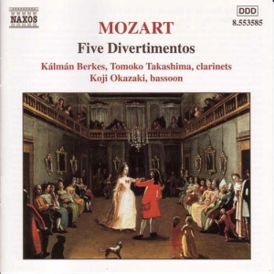 Mozart Wolfgang Amadeus - Five Divertimentos i gruppen Externt_Lager / Naxoslager hos Bengans Skivbutik AB (545251)