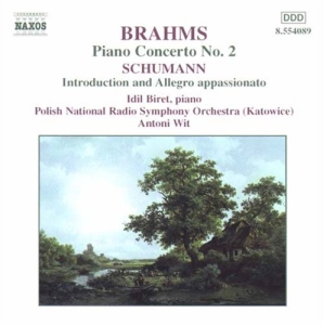 Brahms/Schumann - Piano Concerto 2 i gruppen Externt_Lager / Naxoslager hos Bengans Skivbutik AB (545262)