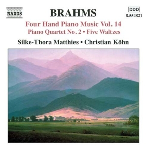Brahms Johannes - Four Hand Piano Music 14 i gruppen Externt_Lager / Naxoslager hos Bengans Skivbutik AB (545456)