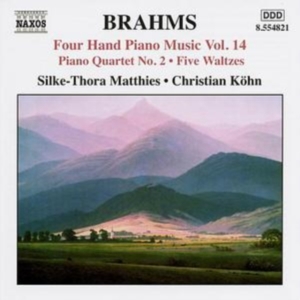 Brahms Johannes - Four Hand Piano Music 14 i gruppen Externt_Lager / Naxoslager hos Bengans Skivbutik AB (545456)