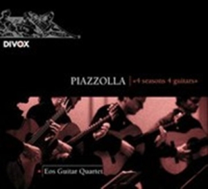 Piazzolla - 4 Seasons 4 Guitars i gruppen Externt_Lager / Naxoslager hos Bengans Skivbutik AB (545783)