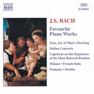 Bach Johann Sebastian - Favourite Piano Works i gruppen Externt_Lager / Naxoslager hos Bengans Skivbutik AB (546334)