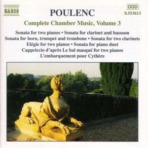 Poulenc Francis - Complete Chamber Music Vol 3 i gruppen Externt_Lager / Naxoslager hos Bengans Skivbutik AB (546481)