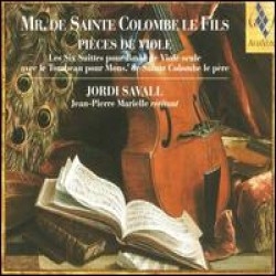 Sainte Colombe Le Fils - Six Suites For Viola Da Gamba i gruppen Externt_Lager / Naxoslager hos Bengans Skivbutik AB (546535)