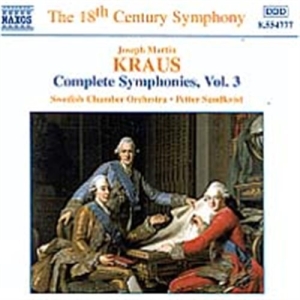 Kraus Joseph Martin - Complete Symphonies Vol 3 i gruppen Externt_Lager / Naxoslager hos Bengans Skivbutik AB (548993)
