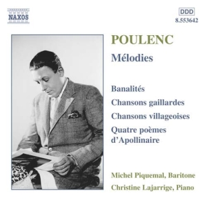 Poulenc Francis - Melodies i gruppen Externt_Lager / Naxoslager hos Bengans Skivbutik AB (548995)