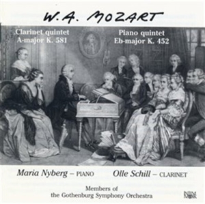 Mozart W A - Klarinettkvintett Pianokvintett i gruppen Externt_Lager / Naxoslager hos Bengans Skivbutik AB (549094)