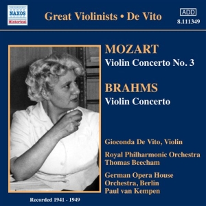 Brahms / Mozart - Violin Concertos i gruppen Externt_Lager / Naxoslager hos Bengans Skivbutik AB (549588)