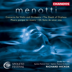 Menotti - Concerto For Violin & Orchestr i gruppen CD / Klassiskt hos Bengans Skivbutik AB (5503064)