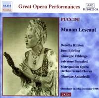 Puccini Giacomo - Manon Lescaut i gruppen CD / Klassiskt hos Bengans Skivbutik AB (5503129)