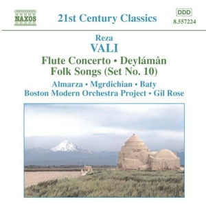 Vali Reza - Flute Concerto i gruppen CD / Klassiskt hos Bengans Skivbutik AB (5503241)
