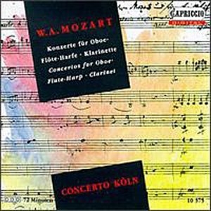 Mozart W A - Concertos For Oboe, Clarinet, Flute i gruppen CD hos Bengans Skivbutik AB (5503533)