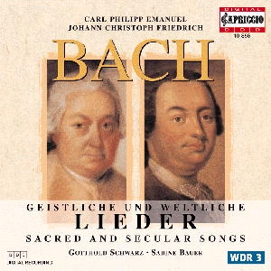 Bach Cpe Bach Jc - Sacred And Secular Songs i gruppen CD hos Bengans Skivbutik AB (5503548)