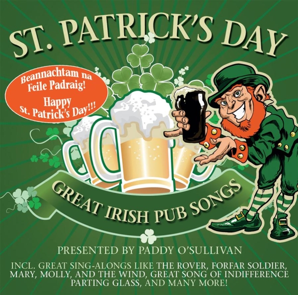 St.Patrick's Day - Great Irish Pub - Presented By Paddy O'sullivan i gruppen CD / Worldmusic/ Folkmusik hos Bengans Skivbutik AB (550449)