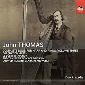 Thomas John - Complete Duos For Harp & Piano, Vol i gruppen Externt_Lager / Naxoslager hos Bengans Skivbutik AB (5506119)