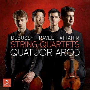 Quatuor Arod - Debussy, Attahir, Ravel i gruppen CD / Klassiskt hos Bengans Skivbutik AB (5506992)