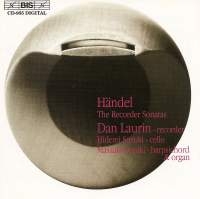Handel George Frideric - Recorder Sonatas i gruppen Externt_Lager / Naxoslager hos Bengans Skivbutik AB (550708)