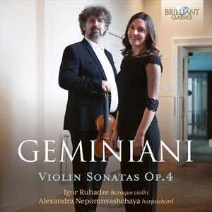 Geminiani Francesco - Violin Sonatas, Op. 4 i gruppen Externt_Lager / Naxoslager hos Bengans Skivbutik AB (5507085)