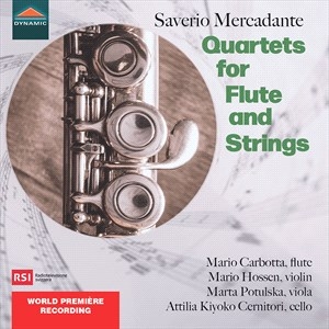 Mercadante Saverio - Quartets For Flute & Strings i gruppen Externt_Lager / Naxoslager hos Bengans Skivbutik AB (5507208)