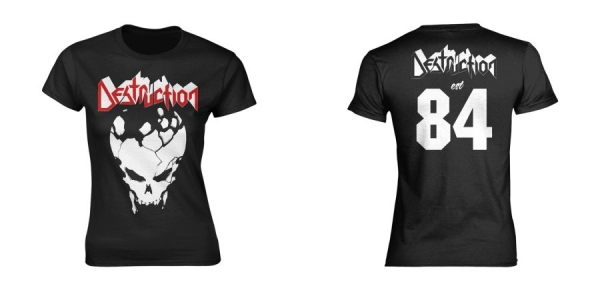 Destruction - T/S Est 84 Girlie (Xxl) i gruppen MERCH / Kläder / T-shirts hos Bengans Skivbutik AB (5507733)