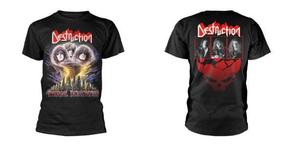 Destruction - T/S Eternal Devastation (M) i gruppen MERCHANDISE / T-shirt / Hårdrock hos Bengans Skivbutik AB (5507735)