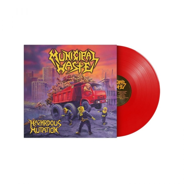 Municipal Waste - Hazardous Mutation (Red Vinyl LP) i gruppen VINYL / Hårdrock hos Bengans Skivbutik AB (5508607)