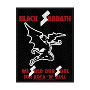 Black Sabbath - Sold Our Souls Retail Packaged Patch i gruppen MERCHANDISE / Accessoarer / Hårdrock hos Bengans Skivbutik AB (5508611)