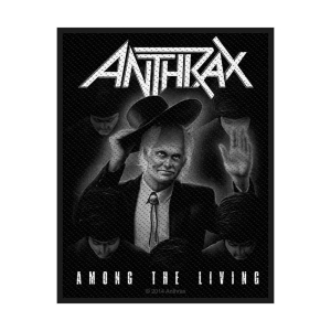 Anthrax - Among The Living Standard Patch i gruppen MERCHANDISE / Tygmärke / Hårdrock hos Bengans Skivbutik AB (5508612)