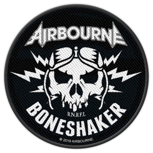 Airbourne - Boneshaker Standard Patch i gruppen MERCHANDISE / Accessoarer / Hårdrock hos Bengans Skivbutik AB (5508617)