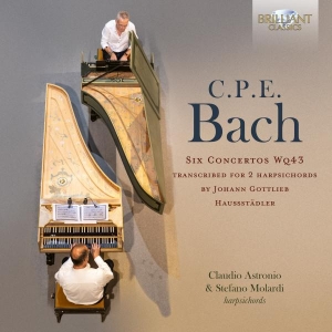 Bach Cpe - Six Concertos Wq43 i gruppen Externt_Lager / Naxoslager hos Bengans Skivbutik AB (5508870)