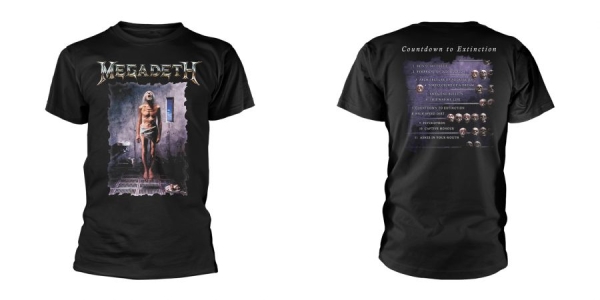 Megadeth - T/S Countdown To Extinction (Xxxl) i gruppen MERCHANDISE / T-shirt / Hårdrock hos Bengans Skivbutik AB (5508925)