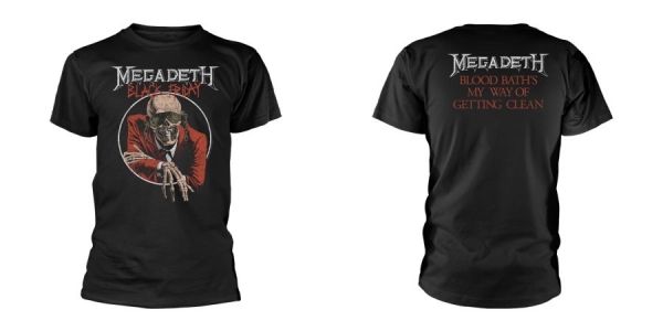 Megadeth - T/S Black Friday (L) i gruppen MERCH / Kläder / T-shirts hos Bengans Skivbutik AB (5508935)