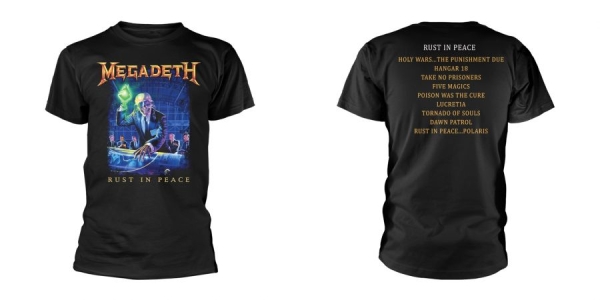 Megadeth - T/S Rust In Peace (Xxxl) i gruppen MERCH / Kläder / T-shirts hos Bengans Skivbutik AB (5508937)