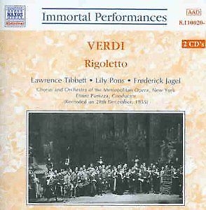 Verdi Giuseppe - Verdi:Rigoletto i gruppen CD / Klassiskt hos Bengans Skivbutik AB (5510027)