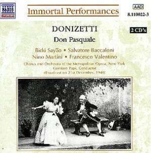 Donizetti Gaetano - Donizetti:Don Pasquale i gruppen CD / Klassiskt hos Bengans Skivbutik AB (5510028)