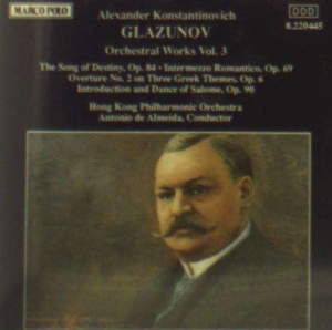 Glazunov Alexander - Song Of Destiny/Ov i gruppen CD / Klassiskt hos Bengans Skivbutik AB (5510084)