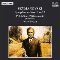 Szymanowski Karol - Szymanowski: Symphony Nos. 1 & 2 i gruppen CD / Klassiskt hos Bengans Skivbutik AB (5510092)