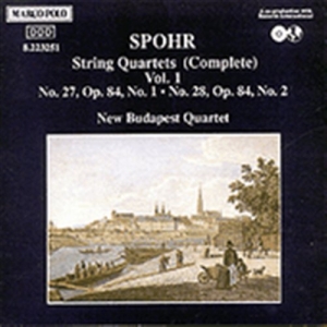 Spohr Louis - String Quartet Op 84 1 & 2 i gruppen CD / Klassiskt hos Bengans Skivbutik AB (5510093)