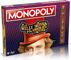 Willy Wonka - And The Chocolate Factory Monopoly i gruppen MERCHANDISE / Sällskapsspel / Film-Musikal hos Bengans Skivbutik AB (5510183)