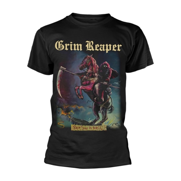 Grim Reaper - T/S See You In Hell (Xxl) i gruppen MERCH / Kläder / T-shirts hos Bengans Skivbutik AB (5510247)