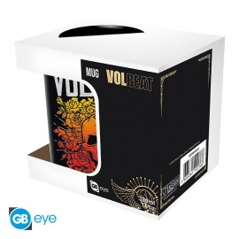Volbeat - Mug - 320 Ml - Skull And Roses  i gruppen MERCHANDISE / Merch / Hårdrock hos Bengans Skivbutik AB (5510710)