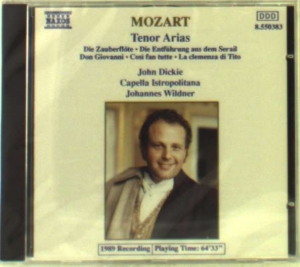 Mozart Wolfgang Amadeus - Tenor Arias i gruppen CD / Klassiskt hos Bengans Skivbutik AB (5511061)