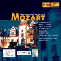 Mozart - Concerto For Basset Clarinet i gruppen CD / Klassiskt hos Bengans Skivbutik AB (5511454)