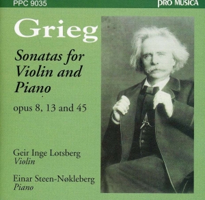 Lotsberggeir Inge/Nøkleberg - Grieg:Fiolinsonater i gruppen CD / Klassiskt hos Bengans Skivbutik AB (5511523)