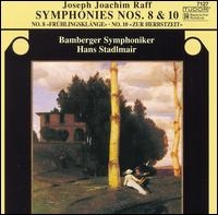 Raff Joseph Joachim - Symphonies Nos 8 & 10 i gruppen CD / Klassiskt hos Bengans Skivbutik AB (5511530)